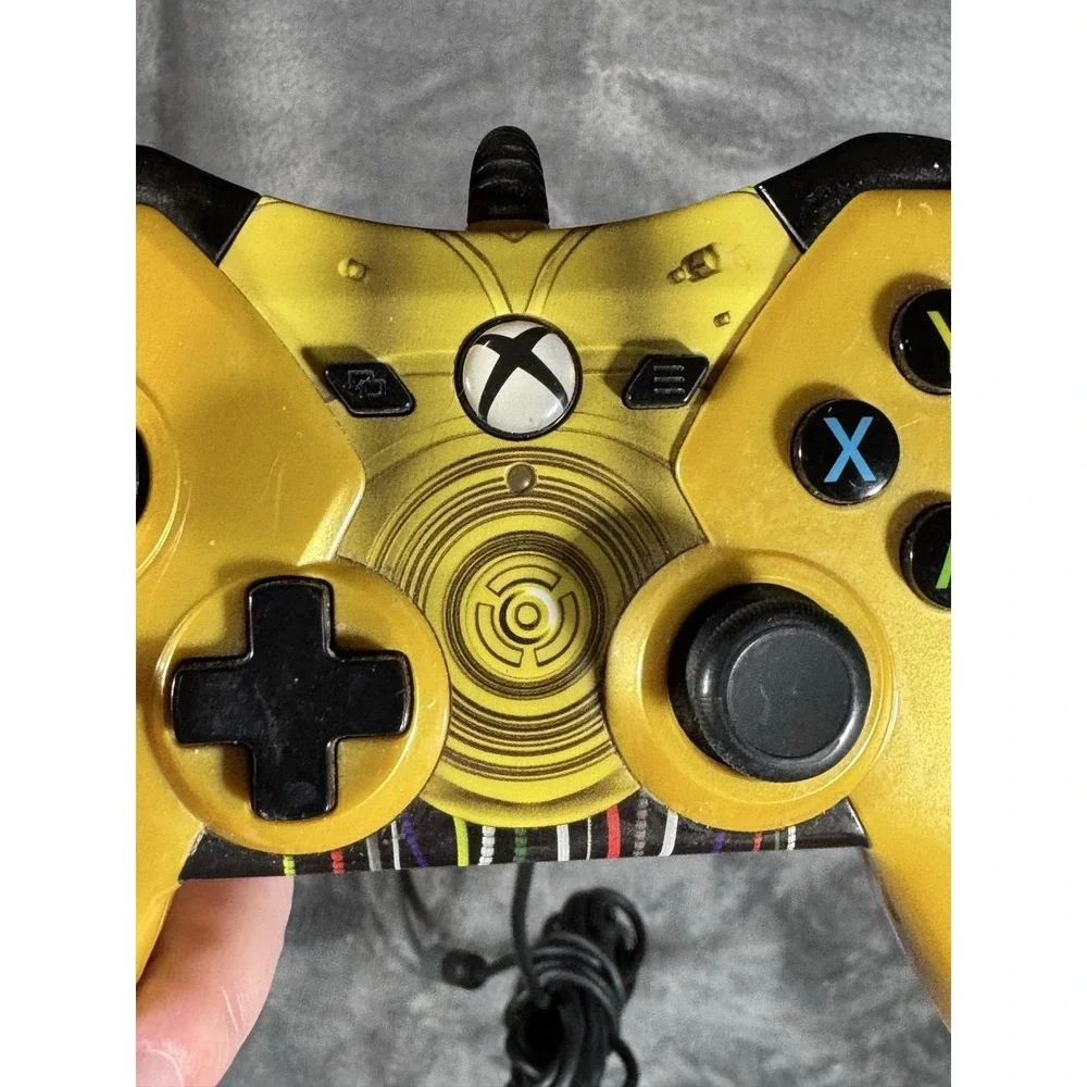 PowerA Xbox One Wired Controller Gold Star Wars Rebel Alliance USB Gamepad